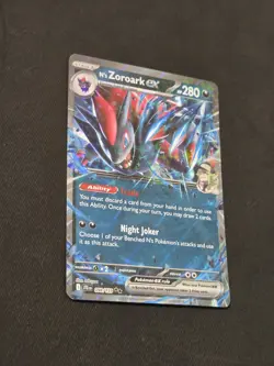 Pokemon TCG N's Zoroark EX Double Rare Holo Card 098/159 SV09 Journey Together - Image 2