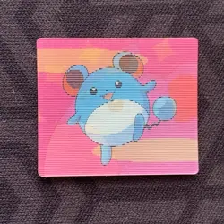 Marill No. 183 Meiji Zoom Up Lenticular Japanese Pokemon Card ~ MP - Image 1
