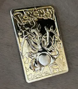 Pokemon 1999 23k Gold Plated Charizard Limited Edition BK Mini Card with Case - Image 3
