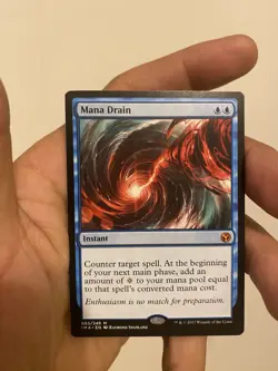 MTG Mana Drain Iconic Masters 065/249 Magic the Gathering regular NM - Image 1