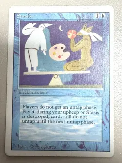 Stasis - MTG - REVISED (3rd) - ENGLISCH - ©1994 EX/LP RARE - Image 1