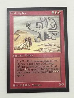 MTG Inter. Collector's Edition - Rock Hydra - Mint- Never Played - Image 1