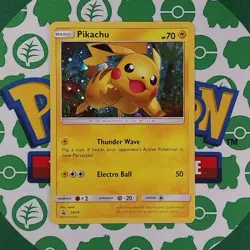Pikachu SM76 Black Star Promo Holo NM Pokemon Card English - Image 1