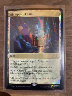 Big Apple, 3 a.m. Surge Foil Teenage Mutant Ninja Turtles TMNT MTG - Image 1