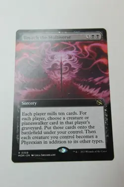 MTG Breach the Multiverse x1- ExtArt-March of the Machine-Lightly Played - Image 1
