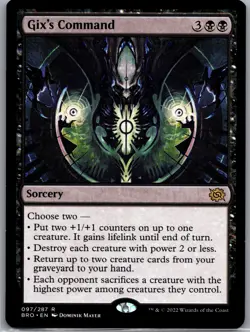 Gix's Command R The Brothers' War 97 NM Normal - Image 1