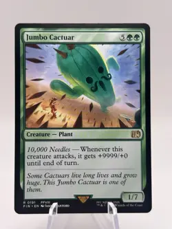 Jumbo Cactuar 0191 Final Fantasy FIN MTG NM - Image 1