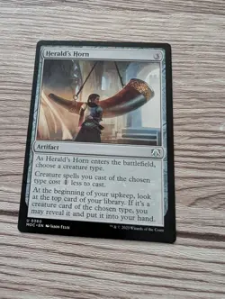 1x Herald's Horn - Commander: March of the Machine - NM - MTG - Image 1