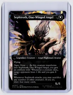 Sephiroth, Fabled SOLDIER (0317) (Borderless) M Normal FINAL FANTASY FIN NM - Image 2