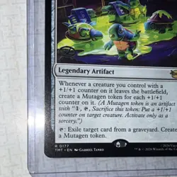 Magic: The Gathering The Ooze Legendary Artifact Rare 0177 TMNT 2026 - Image 3
