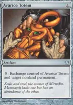 Hero Deal, English - 4 x MTG Avarice Totem Fifth Dawn - Image 1