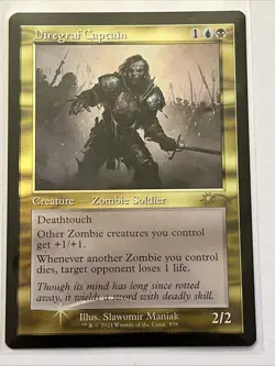 2024 MTG Magic the Gathering Secret Lair Retro Frame Foil #858 Diregraf Captain - Image 1