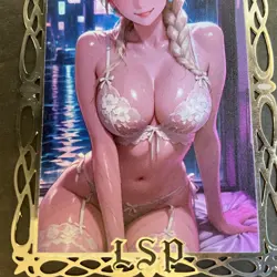 Goddess Story Gold METAL Card - Maiden Party Serial Number #033/100! Anime Elsa - Image 3