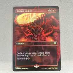 MTG - Sozin's Comet (Borderless)| Foil | Avatar: The Last Airbender | 0332 | LP - Image 1