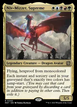 x1 Niv-Mizzet, Supreme R MTG March of the Machine: The Aftermath M/NM, English - Image 1