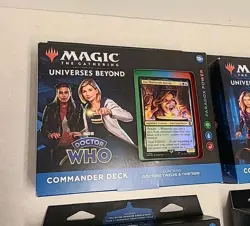 Magic The Gathering Doctor Who Set of All 4 Commander Decks Complete - Image 2