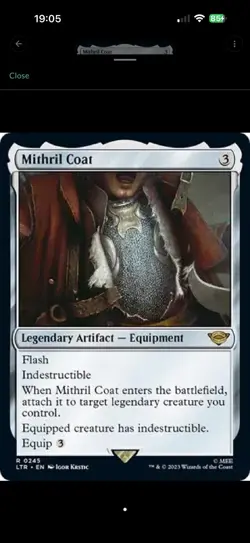 Mithril Coat (245) - The Lord of the Rings: Tales of Middle-earth (LTR) - NM - Image 1