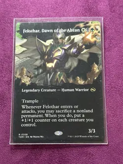Felothar, Dawn Of The Abzan - Borderless - TDM - MTG - EN - NM - 0358 - Image 4