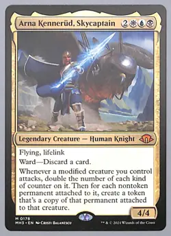 Arna Kennerud, Skycaptain - 178 - Modern Horizons 3 (MH3) MTG - Image 1