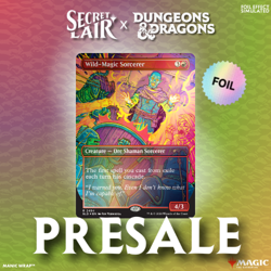 PRESALE Wild-Magic Sorcerer NM #2494 FOIL MTG SLD Shadows Over Baldur's Gate - Image 1