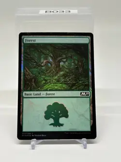 FOIL Forest (277) | MtG Magic Core Set 2019 | English | Near Mint-Mint (NM-M) - Image 1