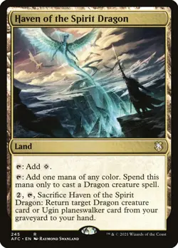 MTG Haven of the Spirit Dragon ** Forgotten Realms Commander ** English - Image 1