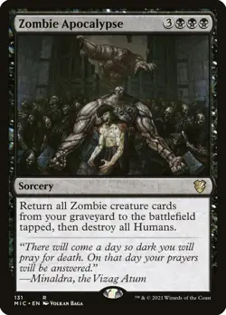 MTG Zombie Apocalypse ** Midnight Hunt Commander ** English - Image 1