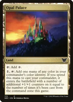 MTG Opal Palace ** Neon Dynasty Commander ** English - Image 1