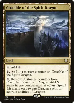 MTG Crucible of the Spirit Dragon ** Forgotten Realms Commander ** English - Image 1