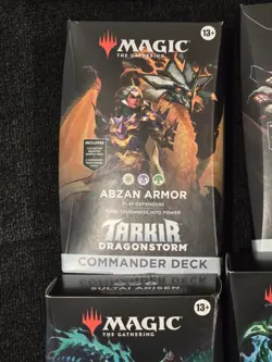 MTG Magic Tarkir: Dragonstorm Set of 5 Commander Decks - Image 2