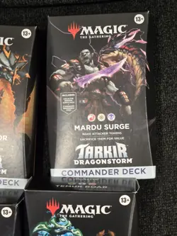 MTG Magic Tarkir: Dragonstorm Set of 5 Commander Decks - Image 3