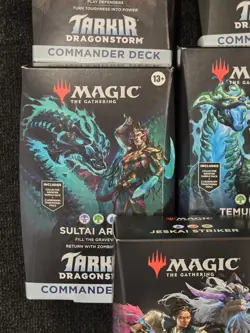 MTG Magic Tarkir: Dragonstorm Set of 5 Commander Decks - Image 5