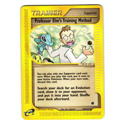 PROFESSOR ELM'S TRAINING METHOD 148/165 EXPEDITION BASE SET POKEMON TCG - Image 1