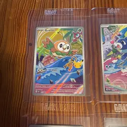 Pokemon First Partner Illustration Card 6 card lot Rowlet Litten Popplio - Image 3