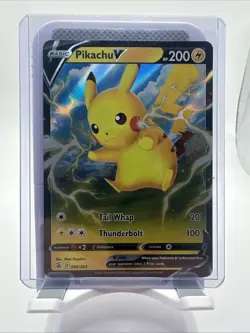 2021 Pokemon Fusion Strike Pikachu V 086/264 NM - Image 1