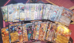 Lot of 45+ Pokemon TCG EX/V Cards English and Japanese Mixed Lot - Image 1