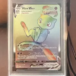 2021 POKEMON SWORD & SHIELD FUSION STRIKE SECRET #268 FULL ART/MEW VMAX PSA 10 - Image 2