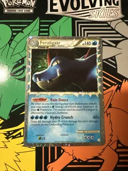 2010 Pokemon HeartGold & SoulSilver Feraligatr Prime Holo #108/123 - Image 1