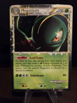 Pokemon TCG Meganium Prime 109/123 Heartgold & Soulsilver HGSS NM+/MINT 🌟⭐🌟 - Image 1