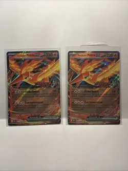 Pokemon TCG Team Rockets Moltres EX Destined Rivals 031/182 Stamped UPC Promo - Image 1
