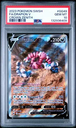 Drapion V GG49/GG70 PSA 10 - 2023 Pokemon Crown Zenith Galarian Gallery - Image 1