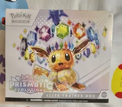 Pokemon Prismatic Evolutions ETB SEALED NO RIPS OR TEARS Box B - Image 1