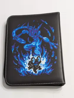 New Black Binder, Mew & Mewtwo Premium 4-Pocket Holder, Binder for Pokemon Cards - Image 2