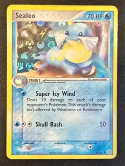 Sealeo 47/101 2004 EX Hidden Legends Pokemon Card Reverse Holo Uncommon - Mp/Hp - Image 1