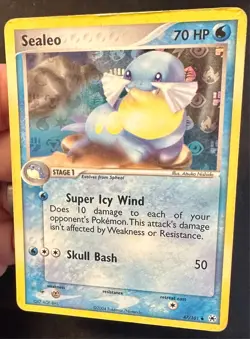 Sealeo 47/101 2004 EX Hidden Legends Pokemon Card Reverse Holo Uncommon - Mp/Hp - Image 2