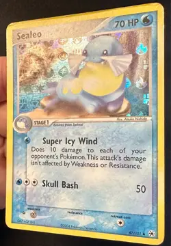 Sealeo 47/101 2004 EX Hidden Legends Pokemon Card Reverse Holo Uncommon - Mp/Hp - Image 3
