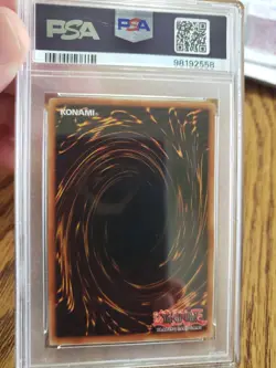 2002 Yu-Gi-Oh LOB-067 Karbonala Warrior Blue Eyes White Dragon 1st Ed PSA Mint 9 - Image 2