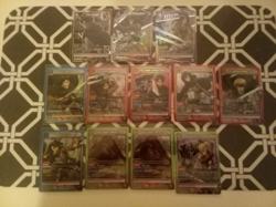 Union Arena ,Attack On Titan Sr And Rare Foil, and stars NM/MINT Pack to Sleeve - Image 2