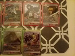 Union Arena ,Attack On Titan Sr And Rare Foil, and stars NM/MINT Pack to Sleeve - Image 4