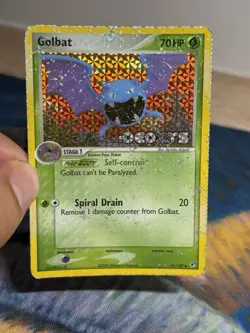 Golbat 31/107 Ex Deoxys Reverse Holo Foil Stamped Pokemon Card HP - Image 3